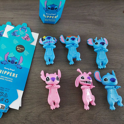 New STITCH Surprise Angel Blind Box Party Angel Mysterious Blind Box Cute Anime Figures Christmas Gifts Model Doll Kids Toys