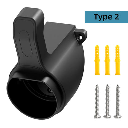Portable EV Charger Plug Holder Stand for TESLA Nacs Type 1 Type2 GB/T Car Charger Wall Mount Bracket Car Charging Cable Bracket