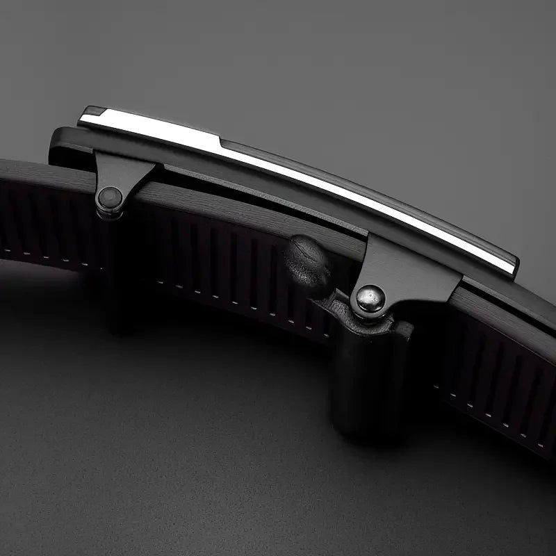 Stylish Men's PU Leather Belt - Fashion Belts for Daily Life, Leisure, Party, Festival, Work, and Business Automatic Buckle
