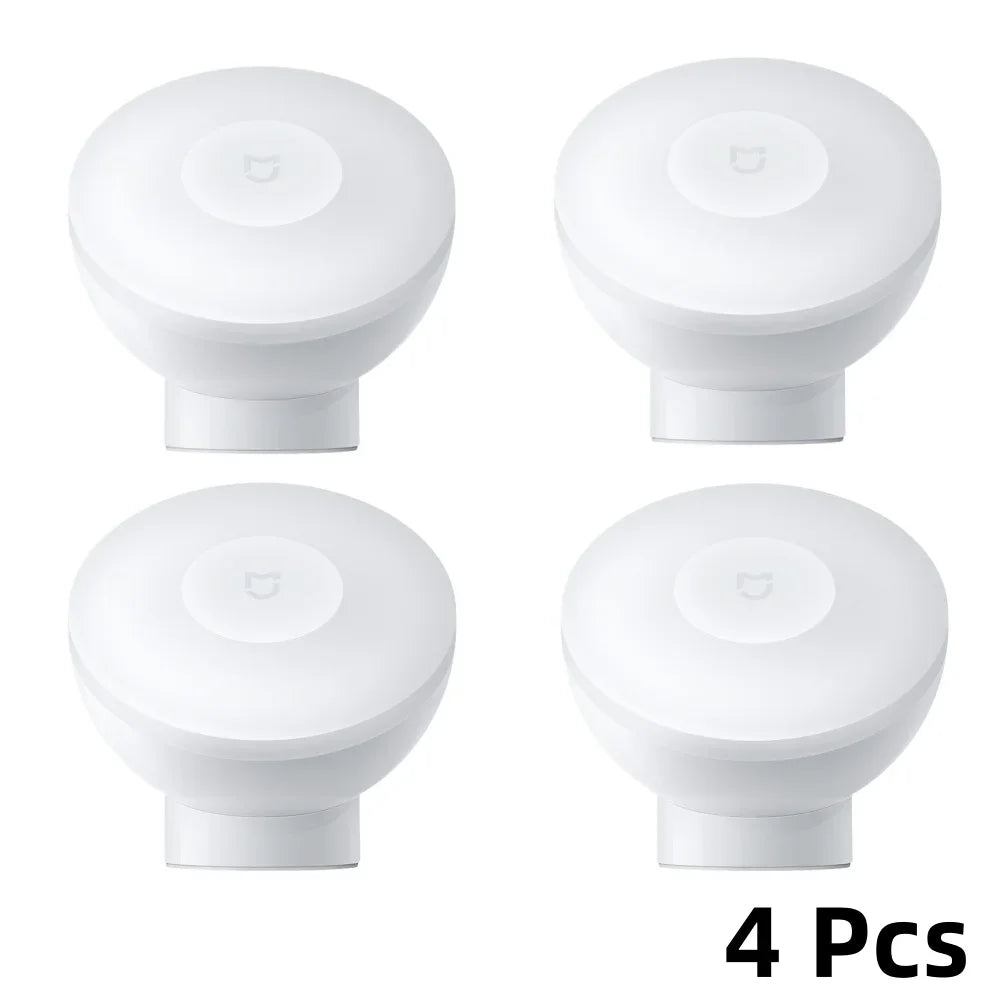 Original Mijia Night Light 2 Smart Motion Sensor, Dimmable Brightness Auto Light Sensing Bedside Lamp for Bedroom Kids Adults