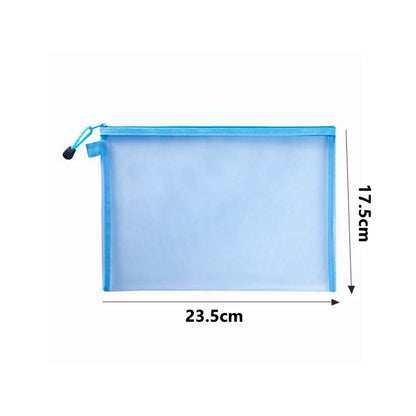 3pcs Toy storage bag 1pc building block puzzle sub-package bag children small particle zipper transparent finishing storage box