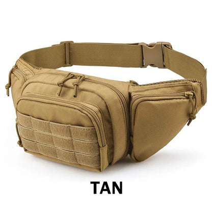 New Outdoor Multi functional Invisible Waist Attachment Bag for Men's Sports Storage Waist Bag Outdoor Tool Kit