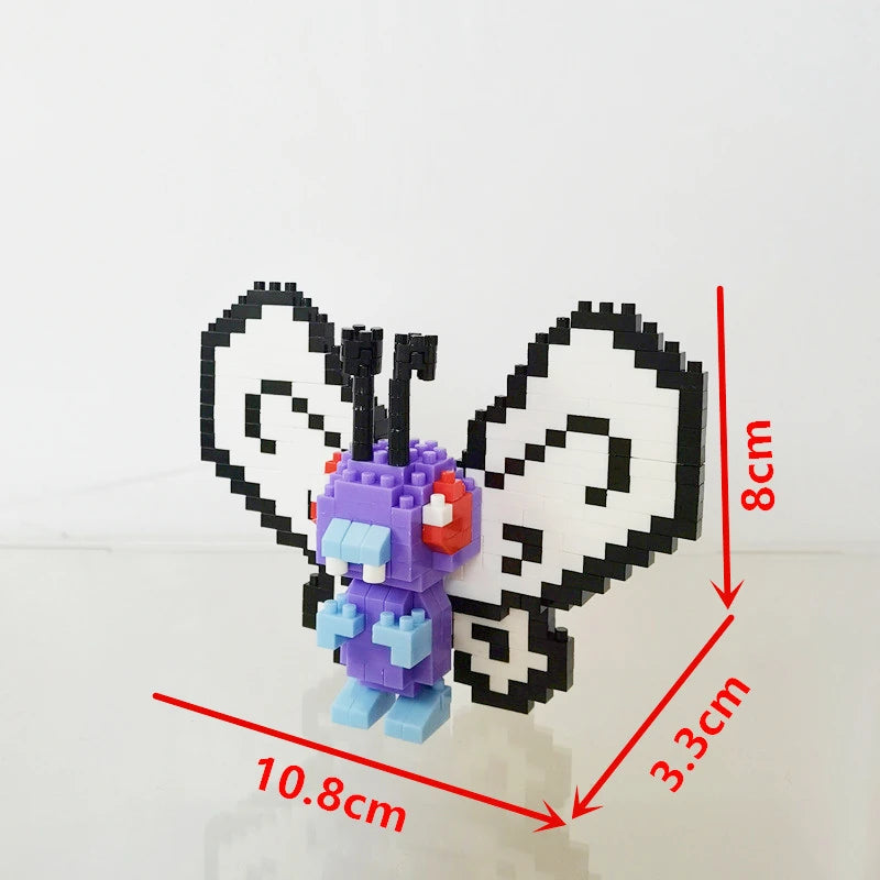 75 Style Building Blocks Assembly Anime Picachu Charizard Doll Blastoise Bulbasaur Gengar Bricks Figures Toy for Kid Gift