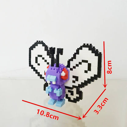 75 Style Building Blocks Assembly Anime Picachu Charizard Doll Blastoise Bulbasaur Gengar Bricks Figures Toy for Kid Gift