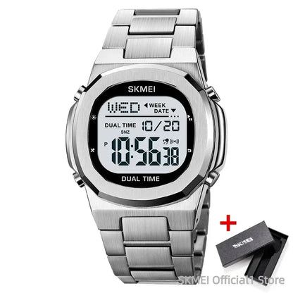 SKMEI 2004 Digital Watch for Men Luxury Electronic Sports Calendar Alarm Clock Waterproof Mens Wristwatches1816 reloj hombre