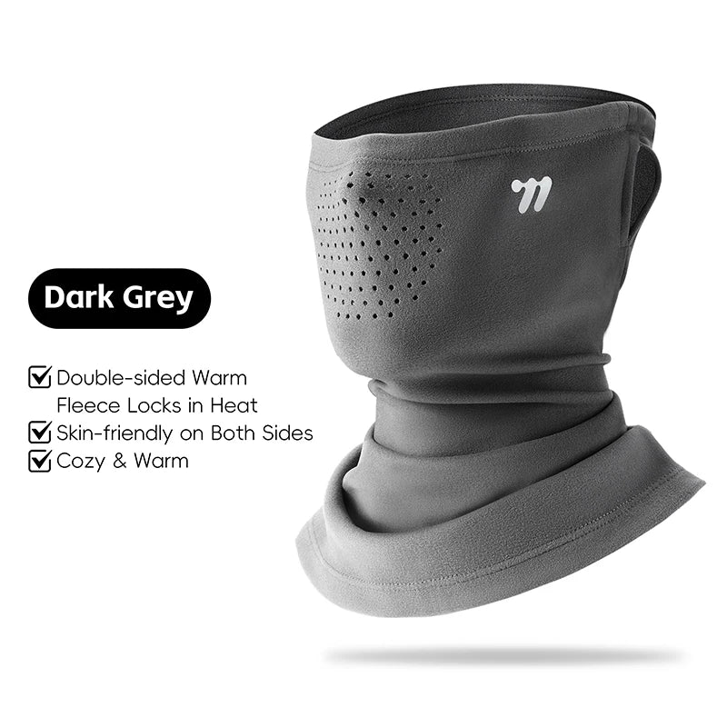 WEST BIKING Thermal Cycling Mask Winter Windproof Breathable Ear-hanging Mask Skiing Climbing Scarf Warm Balaclava Sports Gear