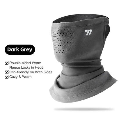 WEST BIKING Thermal Cycling Mask Winter Windproof Breathable Ear-hanging Mask Skiing Climbing Scarf Warm Balaclava Sports Gear
