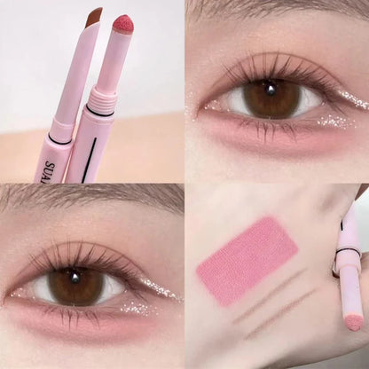 2 In 1 Glitter Matte Aegyosal Pen Brightening Highlight & Shadow Stick Dual End Eye Makeup Lying Silkworm Eyeliner Gel Pencil