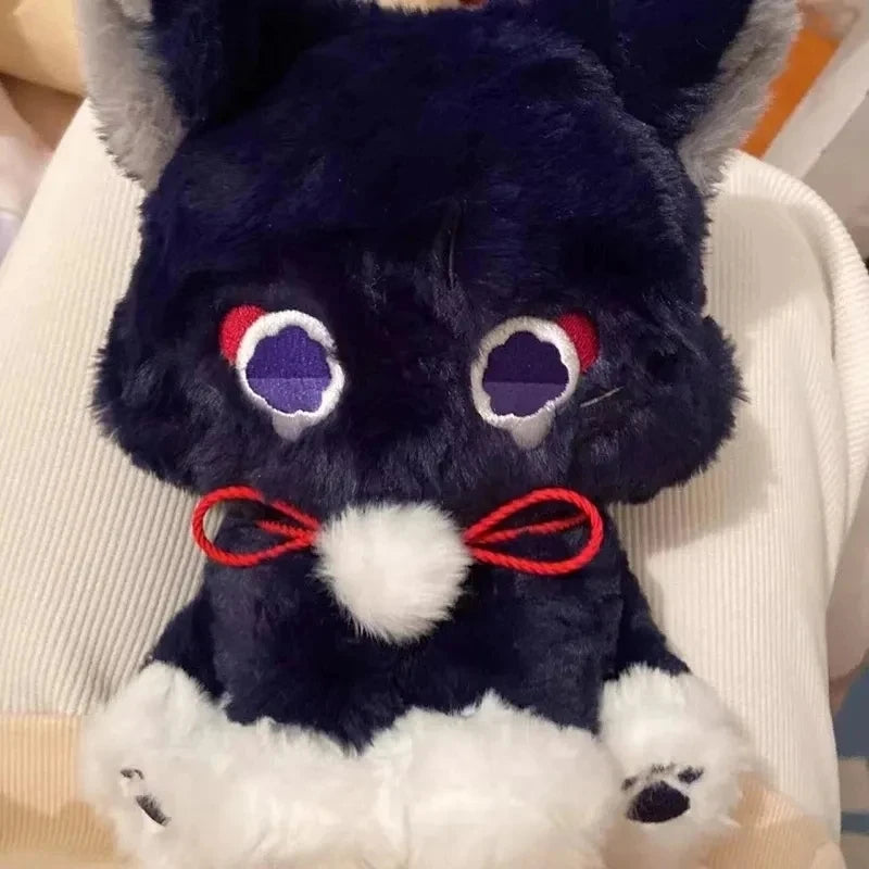 23cm Anime Genshin Impact Scaramouche Cat Cute Plush Doll Wanderer Pet Cosplay Stuffed Pillow Toy Birthday Gift