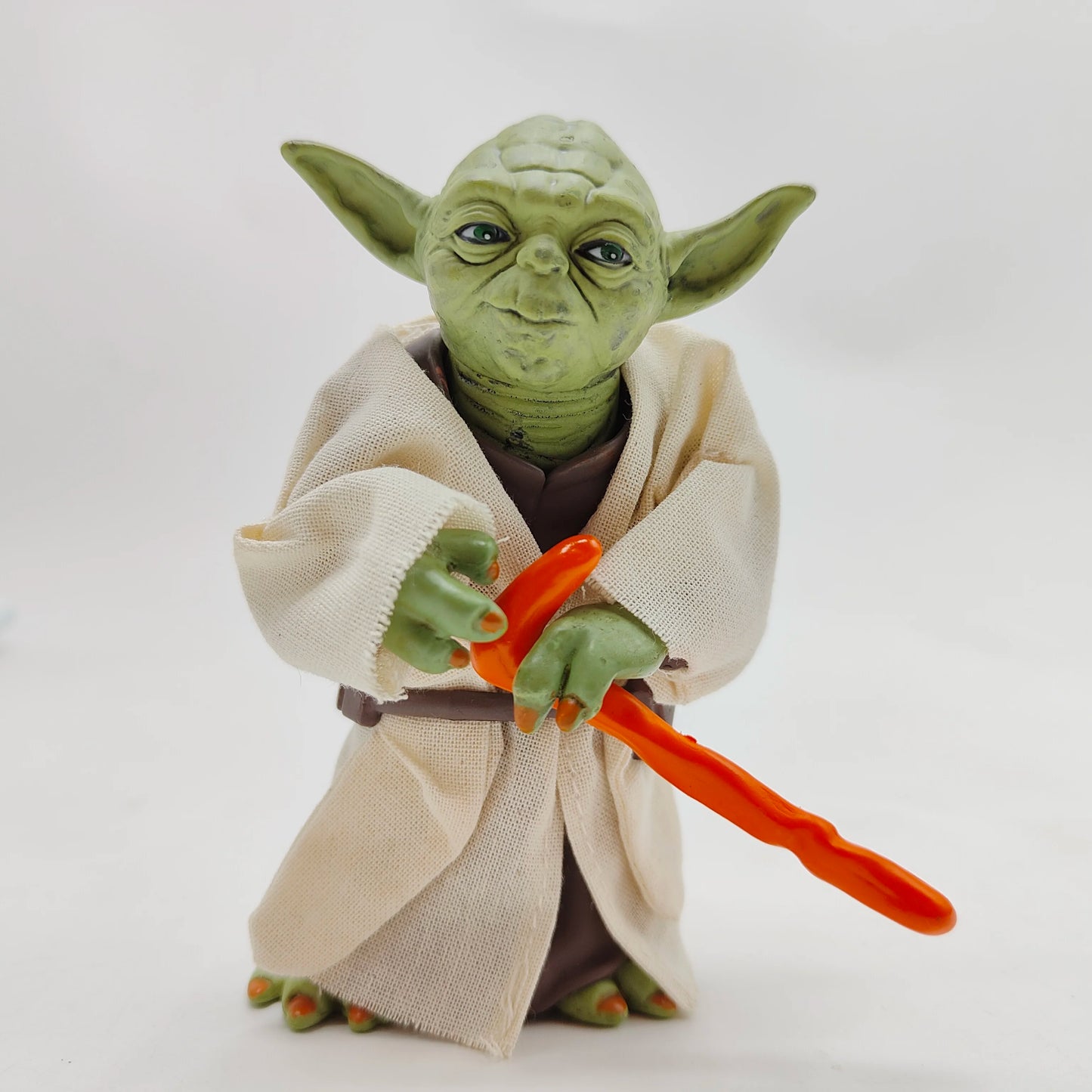 Manda lorian Master Yoda With Real clothes Action Figure Movie Cartoon Model Toys Desktop Ornament