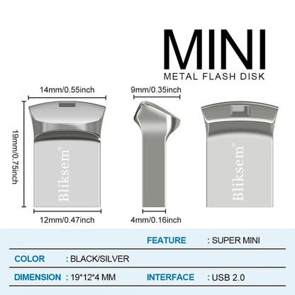 USB Thumb Drive 128GB 64GB 32GB 16GB 8GB 4GB 2GB 1GB USB2.0 Flash Drive High-Speed Transmission Memory Stick