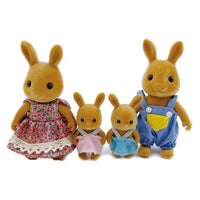Brown Rabbit Family