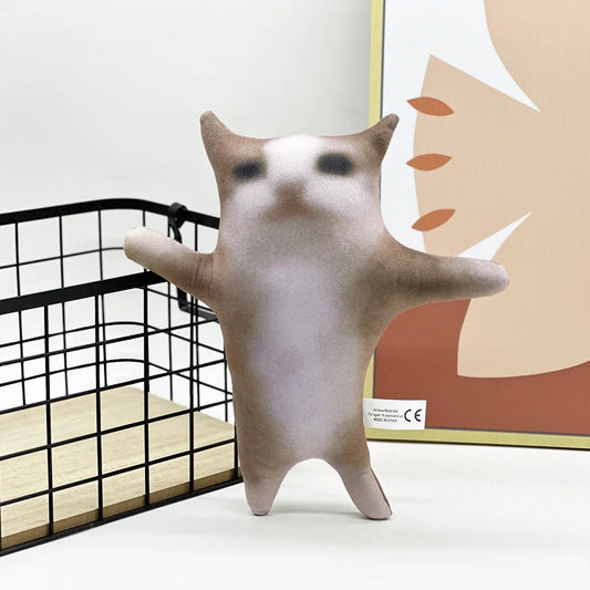 28cm Happy Cat Plush Stuffed Animal Cat 11.8inch Cute Cat Plush Interactive Cat Plush Stuffed Animal Happy Cat Kids Toys
