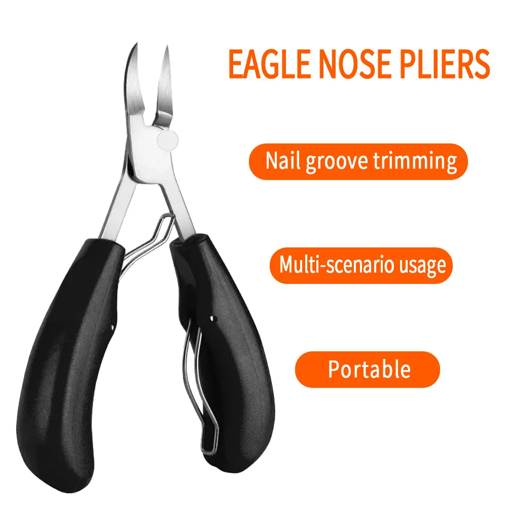 [Practical Nail Clippers]1pcs Thick Nail and Toe Nail Clippers for the Elderly - Extra Large Wide Mouth Opening Nail Clipper Set