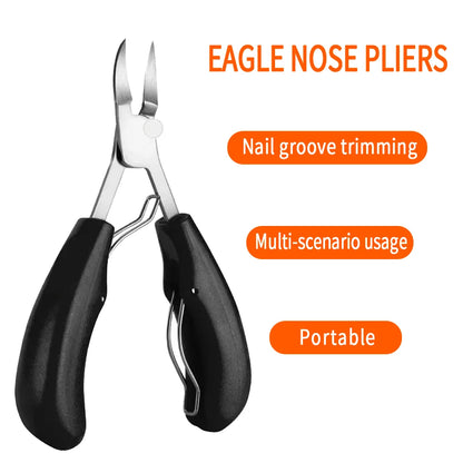 [Practical Nail Clippers]1pcs Thick Nail and Toe Nail Clippers for the Elderly - Extra Large Wide Mouth Opening Nail Clipper Set