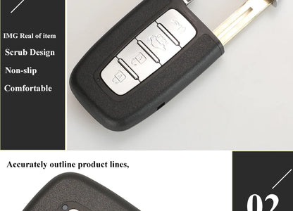4BT Smart Remote Key 433Mhz ID46 For Kia Forte Soul Rio Borrego Sorento Optima Hyundai I30 IX35 Sonata Genesis Equus Veloster