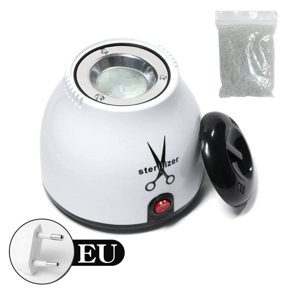 YIKOOLIN 100W Nail Tool Sterilizer Pot High Temperature to Clean Nail Tool  Disinfectant Jar Tweezer Disinfectant Container