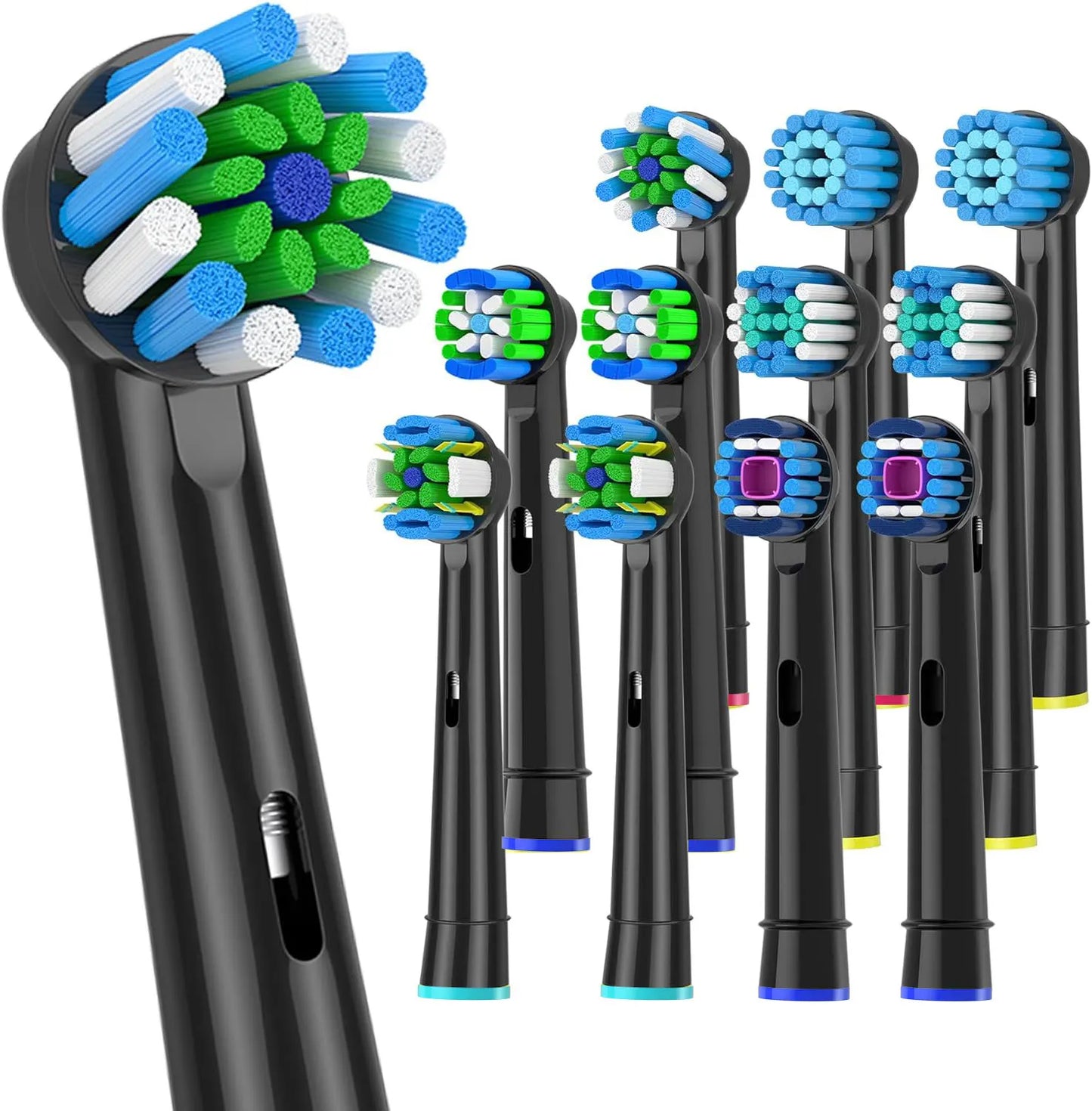 8/16pcs Toothbrush Head Compatible with Braun Oral B Electric Toothbrush, Replacement Toothbrush Heads Fit for Oral b Vitality