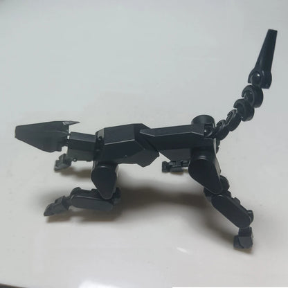 3D Multi-Jointed Movable Shapeshift Robot Joint Dog Creative Printed Mannequin Dummy Action Model Doll Toys for Children's Gifts