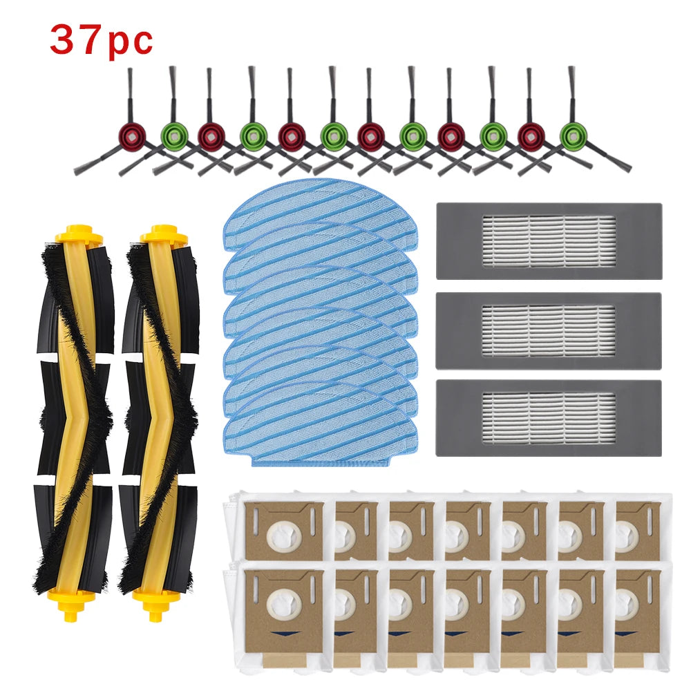 Accessories For ECOVACS Deebot T8 AIVI N8 Pro AIVI N9 N10 N10 Plus Side Brush,Main Brush,  Filter, Dust Bag,Hepa Filter