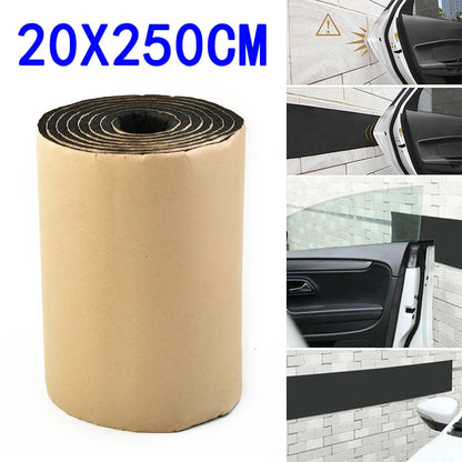 Anti Collision Car Door Protector Garage Rubber Wall Safety Edge Guard Bumper Sticker Scratch Protector Car Crash Bar 250x20cm