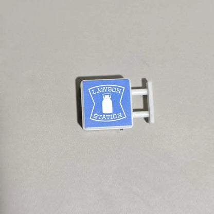 3d Magnetic Fridge Stickers Convenience Store Magnets Light Signs Ornaments Sam'S Supermarket Luminous Light Box Decorative