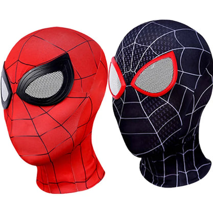 Spider man Masks Superhero Miles Morales SpiderMan Cosplay Mask for Adults Boys Girls Carnival Halloween Cosplay Costume Props