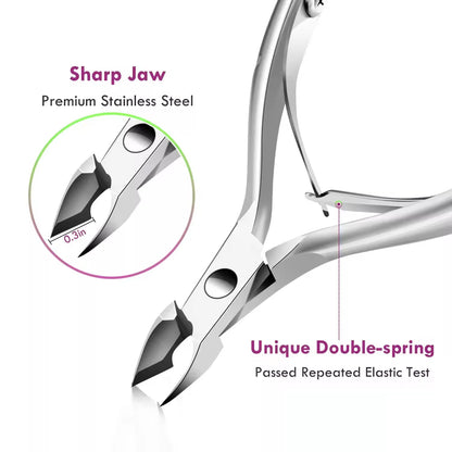 LULAA Cuticle Trimmer Professional Pedicure and Nail Care Tool Suitable for Removing Dead Skin from Fingernails and Toenails