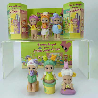 Sonny Angel Mini Figure Home Sweet Home Series Blind Box  Model Anime Doll Desktop Ornament Decor Toy Girl Birthday Gift