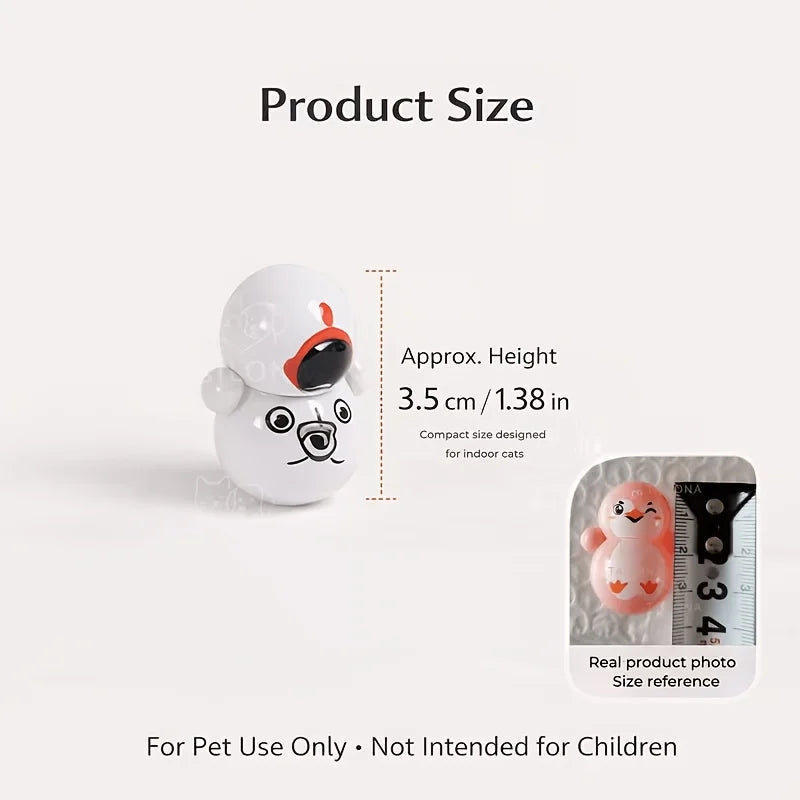 5pcs Self-Rolling Tumbler Cat Toy: Battery-Free, Automatically Rolls to Amuse Your Cat—A Fun Pet Toy to Keep Them Entertained