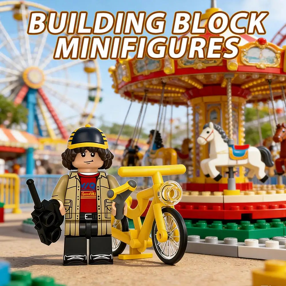 For G0186 Movie Series "Master Dustin" Building Block Minifigure Toy Collectible Plastic Action Figure Compatible Toy