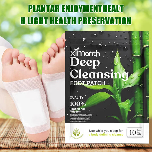Natural Detox Foot Patches 10-50PCS/Bag Stress Relief Feet Deep Sleep Herbal Detox Sticker Relieve Stress For Foot Care Tools