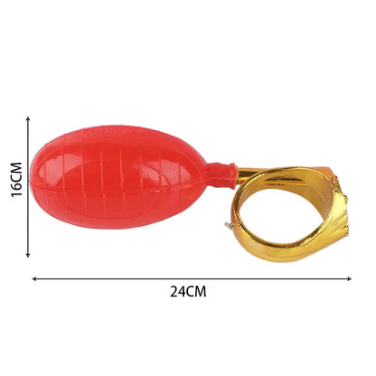 Funny Prank Jokes Fool's Day Water Ring Spray Squirt Ring Tricky Toy