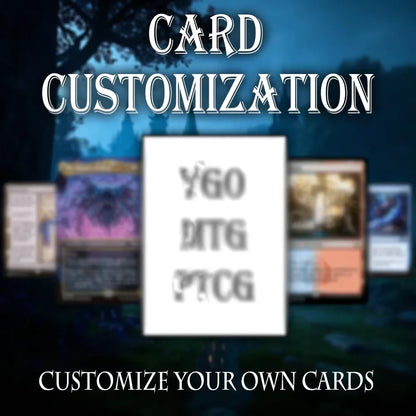 Customized Game Cards Foil/RegularDIY Design Personalized Cards for Any Game Card/Sports Card/Star Card Any Picture