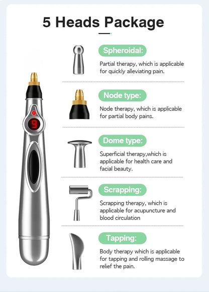 Electronic Acupuncture Pen Acupuncture Point Meridian Energy Meridian Massage Acupuncture Acup Pain Relieving Health Care Tool