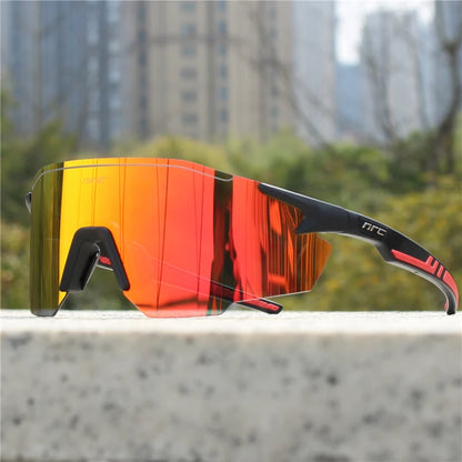 NRC Cycling Sunglasses 1lens UV400 TR90 Sports Bicycle Glasses MTB Mountain Bike Fishing Hiking Riding Eyewear for Men Women