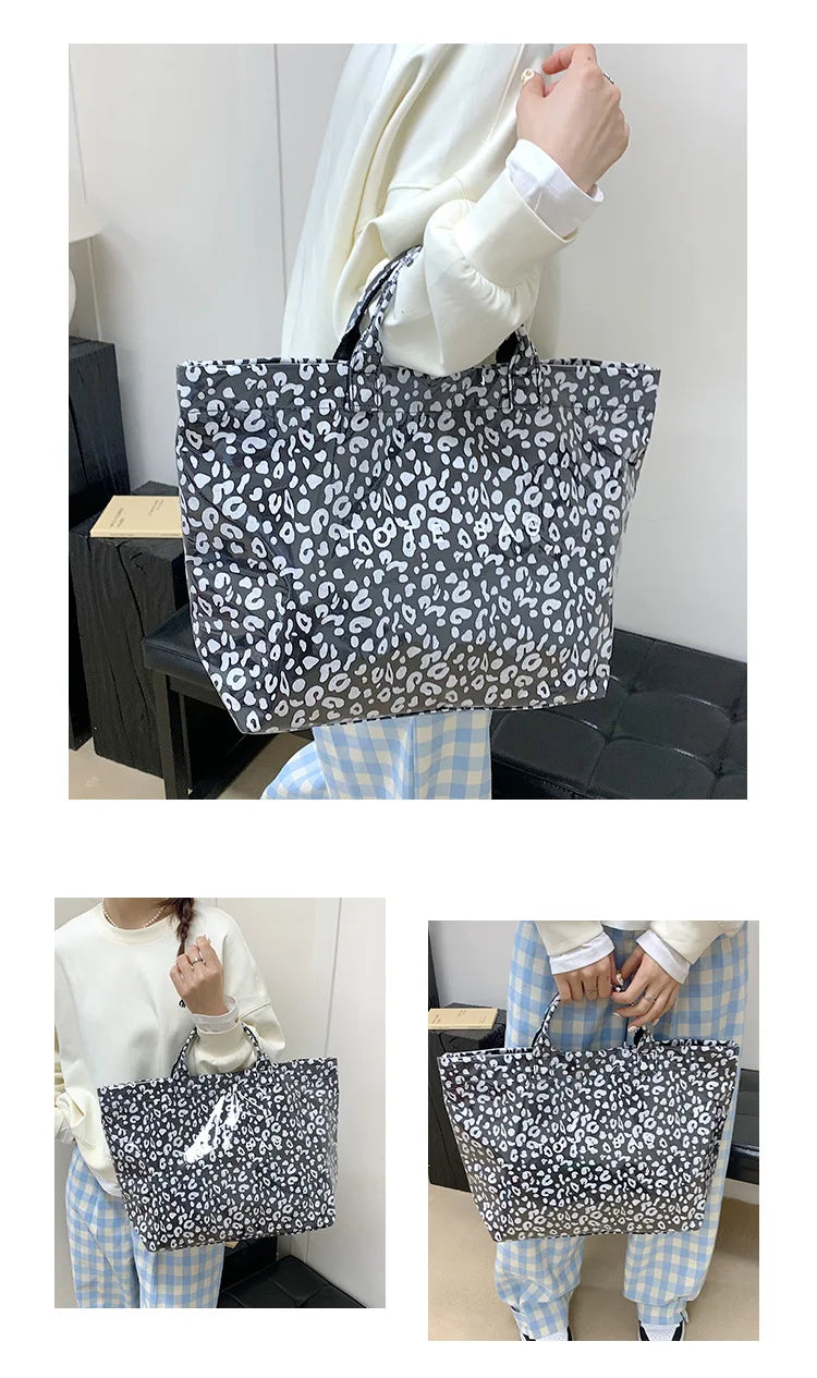 Leopard Print Women's Handbag Summer New Large-capacity Fashionable Tote Bag Fashionable Handbag Bags for Women Designer Bags