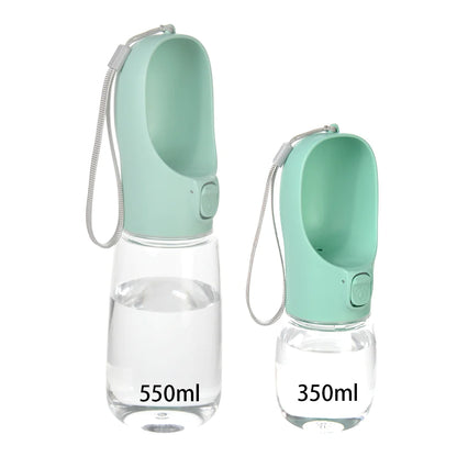 350ml 550ml Portable Water Bottle for Dog Cat Drinking Cup with Lanyard Leakproof Puppy Kitten Water Feeder Outdoor Pet Supplies