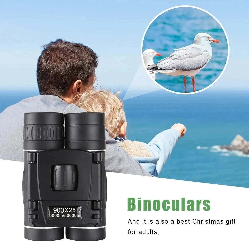 Powerful Long Range 900x25 BAK4 Telescope Low Light Jumelles for Hunting Camping Outdoor Binoculars