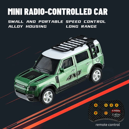 New RC Car MINI Alloy 1/64 Remote Control Car Convenient to Carry 60 Minutes of Work Time Children's Gifts Electronic Toys