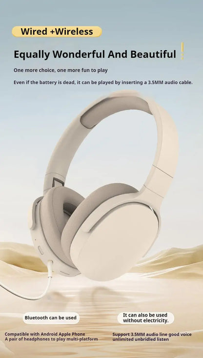 Wireless Wired Bluetooth Headset Headphone Earphone Earbuds Gamer Gaming For iPhone Phone PC With Cable Blootooth Fone Helmets