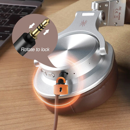 Oneodio Fusion A70 Bluetooth Headphones Hi-Res Audio Over Ear Wireless Headset Professional Studio Monitor DJ HiFi Headphones