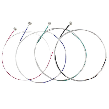 4pcs A Set of Violin Strings E-A-D-G Steel Core Nickel Silver Wound Exquisite Stringed Musical Instrument Parts Accessories