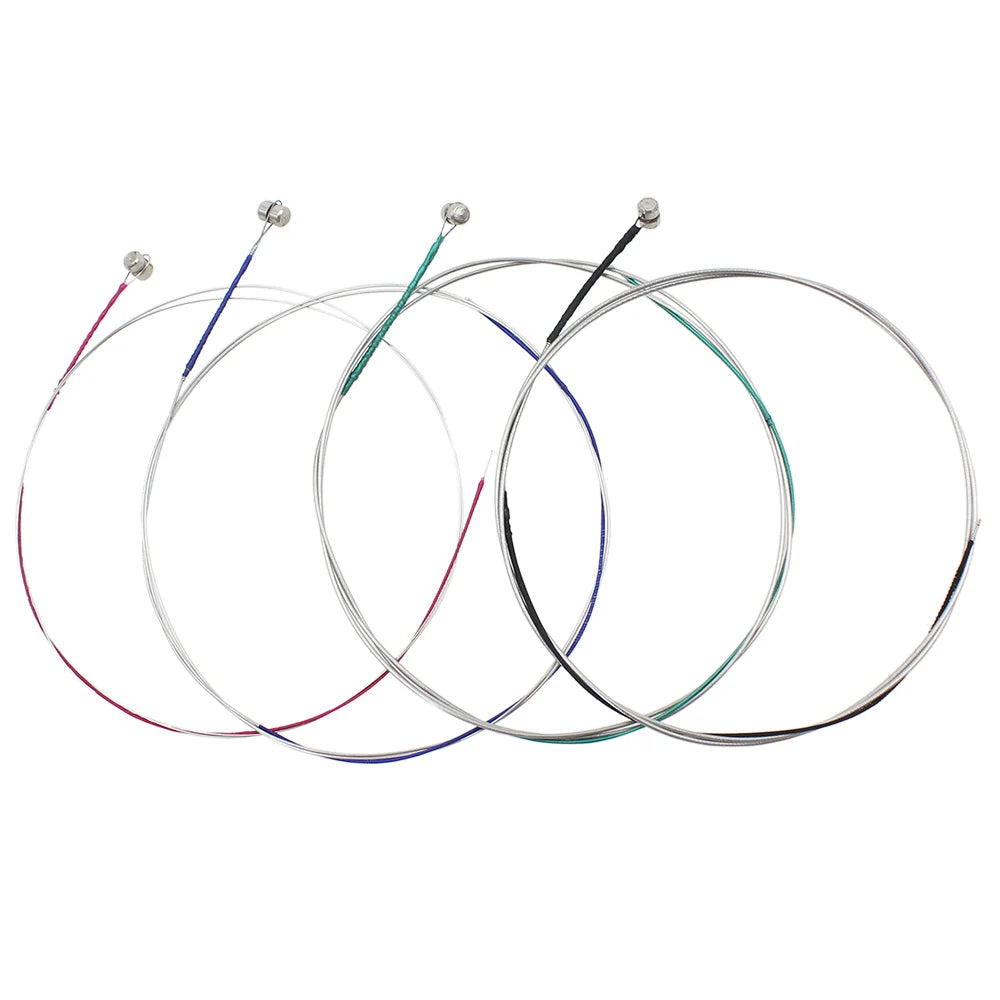 4pcs A Set of Violin Strings E-A-D-G Steel Core Nickel Silver Wound Exquisite Stringed Musical Instrument Parts Accessories