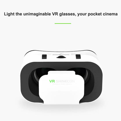 Shinecon Viar Virtual Reality VR Glasses Headset 3D Device Helmet Goggles Lenses For Smartphone Smart Phone Game Cell Mobile Set