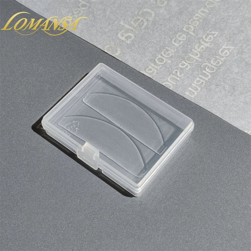 Lomansa Korea 1 Pair Reusable Silicone Eyelash Perm Lashes Rod Shield Lash Softening Pads Eyelash Curler Makeup Lash Lift Tools