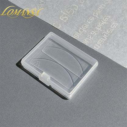 Lomansa Korea 1 Pair Reusable Silicone Eyelash Perm Lashes Rod Shield Lash Softening Pads Eyelash Curler Makeup Lash Lift Tools