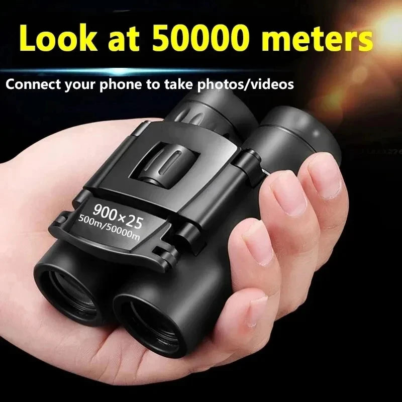 Powerful Long Range 900x25 BAK4 Telescope Low Light Jumelles for Hunting Camping Outdoor Binoculars