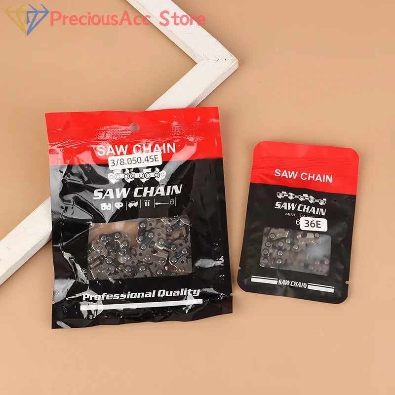 4/6/8/12/14/16 Inch Metal Chainsaw Chain Spare Parts Link Chainsaw Saw Chain Blade For Electric Saw Accessories Wood Cutting