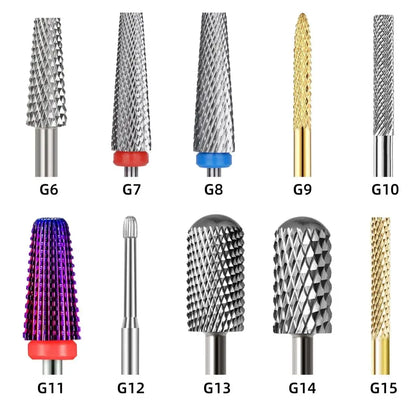 1pc Nail Drill Bits 3/32'' - L-Shaped Smooth Stop Barrel Carbide Bit  for Professional Finish, Fast Remove, Shape & Smoo